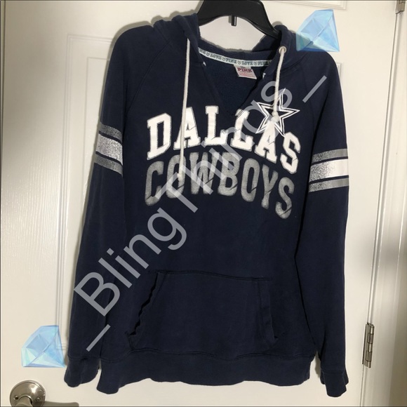PINK Victoria's Secret | Tops | Rare Vs Pink Dallas Cowboys Hoodie |  Poshmark